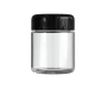 3 Oz Child Resistant C-Class Jar with Plastic Shiny Black Lid