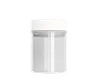 Medium 50ML Tube Jar for 2 Grams - White Gasket Lid