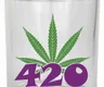 “420 Printed Leaf” Stash Jar for 1+ oz