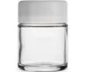 Child Resistant Jar with White Lid for 1/8th Oz