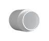 4 Oz Solid White Glass Child Resistant C-Class Jar with Plastic Matte White Lid