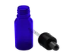 15ML Glass Child Resistant Tincture Bottle - Translucent Blue