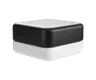 9 ML Square Matte Black Child Resistant Smooth Push Down &amp; Turn Plastic Lids W/ PTFE Liner