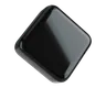 9 ML Square Glossy Black Child Resistant Smooth Push Down &amp; Turn Plastic Lids W/ PTFE Liner