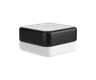 5 ML Square Matte Black Child Resistant Smooth Push Down &amp; Turn Plastic Lids W/ PTFE Liner