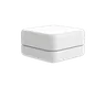 5 ML Square Matte White Child Resistant Smooth Push Down &amp; Turn Plastic Lids W/ PTFE Liner