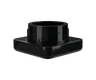 9 ML Square Solid Black Glass Child Resistant Concentrate Jar