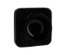 9 ML Square Solid Black Glass Child Resistant Concentrate Jar