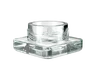 9 ML Square Child Resistant Clear Glass Concentrate Jar