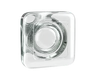 9 ML Square Child Resistant Clear Glass Concentrate Jar
