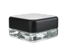 9 ML Square Child Resistant Clear Glass Concentrate Jar