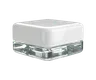 9 ML Square Child Resistant Clear Glass Concentrate Jar
