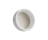 5 ML Matte White Child Resistant Smooth Push Down &amp; Turn Plastic Lids W/ PTFE Liner