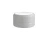 5 ML Matte White Child Resistant Smooth Push Down &amp; Turn Plastic Lids W/ PTFE Liner