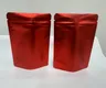 1/8th Ounce Matte Solid Red Smell Proof Mylar Bags