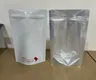 1/2 Ounce Glossy White/Clear DC Best Practice Smell Proof Mylar Bags 