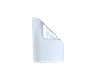 1/8th Oz Child Resistant EZ-Open Matte White/Clear Smell Proof Mylar Bags