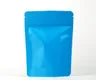 1/8th Ounce Glossy Solid Neon Blue Smell Proof Mylar Bags 