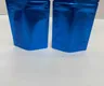1/8th Ounce Matte Dark Blue Smell Proof Mylar Bags