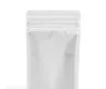 1/4 Oz Child Resistant EZ-Open Matte White Smell Proof Mylar Bags