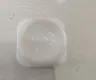 9 ML Square Child Resistant White Glass Concentrate Jar