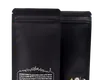 1/4th Oz Solid Matte Black NY Print Smell Proof Mylar Bag