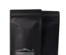 1/2 Ounce Solid Matte Black NY print Smell Proof Mylar Bags