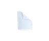 1 Gram Glossy Solid White Smell Proof Mylar Bags