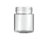 3 Oz Child Resistant Clear C-Class Jar with Plastic Matte Black Lid