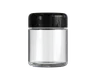 3 Oz Child Resistant C-Class Jar with Plastic Shiny Black Lid