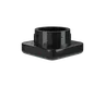 5 ML Square Solid Black Glass Child Resistant Concentrate Jar