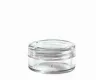 5ML Clear Base Polystyrene Concentrate Containers - White Best Practice Lid