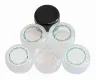5ML Clear Base Polystyrene Concentrate Containers- Clear CA State Code Lid