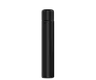 116mm Glass Pre-Roll tube with Round Black Child Resistant Lid - Solid Black