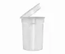 30 Dram Child Resistant Pop Top - Clear - Made in the USA