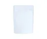 1/8th Ounce Matte Finish Solid White Smell Proof Mylar Bags