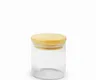 Small 30ML Tube Jar for 1 Gram - Wood Single-Fin Gasket Lid