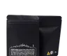 1/8th Ounce Solid Matte Black NY Print Smell Proof Bag