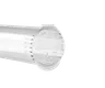 (116mm) Clear Child Resistant Pop Top Pre-Roll Tubes - Made in the USA