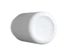 5 Oz Solid White Glass Child Resistant C-Class Jar with Plastic Matte White Lid
