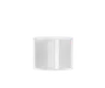 Small 30ML Tube Jar for 1 Gram - White Single-Fin Gasket Lid