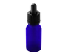 15ML Glass Child Resistant Tincture Bottle - Translucent Blue
