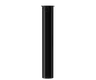 (116mm) Child Resistant Pop Top Pre-Roll Tubes - Solid Black