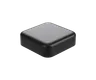 5 ML Square Matte Black Child Resistant Smooth Push Down &amp; Turn Plastic Lids W/ PTFE Liner