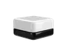 5 ML Square Glossy White Child Resistant Smooth Push Down &amp; Turn Plastic Lids W/ PTFE Liner