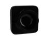 9 ML Square Solid Black Glass Child Resistant Concentrate Jar