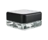 9 ML Square Child Resistant Clear Glass Concentrate Jar