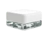 9 ML Square Child Resistant Clear Glass Concentrate Jar