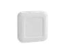 5 ML Square Solid White Glass Child Resistant Concentrate Jar
