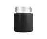 3 Oz Matte Black Child Resistant C-Class Jar with Plastic Matte Black Lid